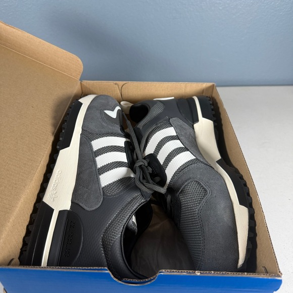 Adidas ZX 700 HD Mens Grey Black White Originals Sneakers H01851 Size 10 - Picture 8 of 8
